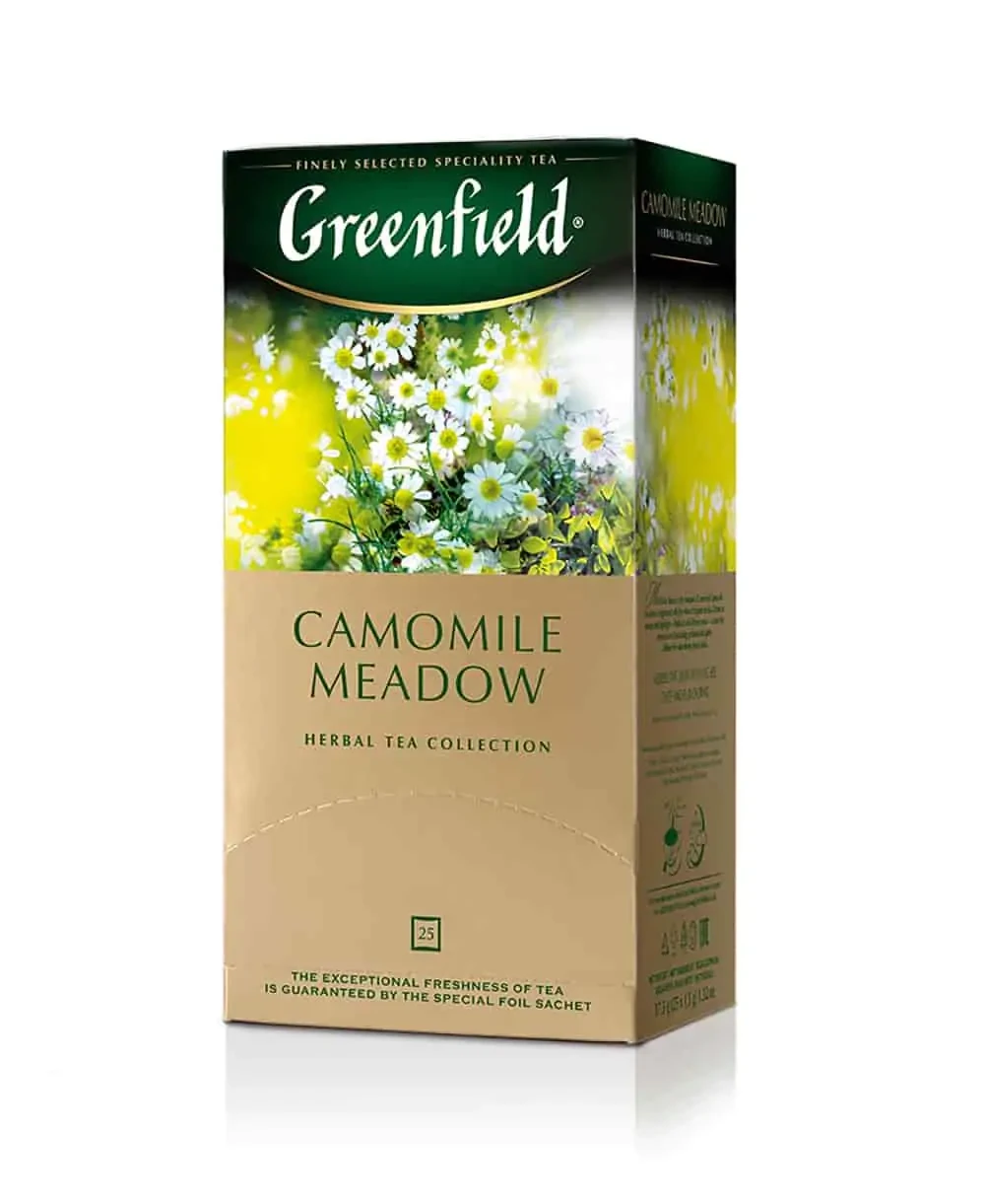 Ceai Greenfield Camomile Meadow, 25 plicuri