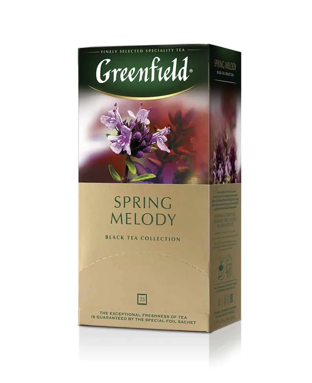 Ceai Greenfield Spring Melody, 25 pliculețe