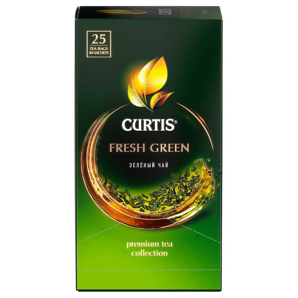 Ceai Curtis Fresh Green, 25 pliculețe