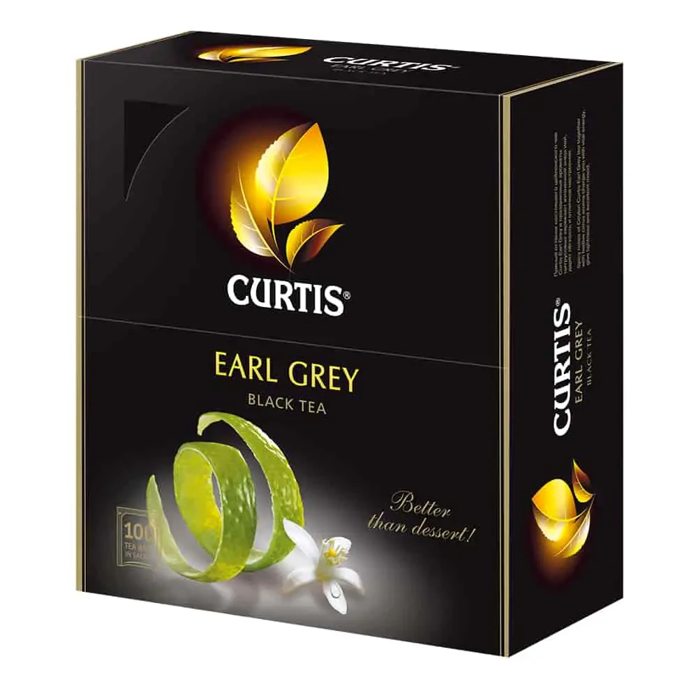Ceai Curtis Earl Grey, 100 pliculețe
