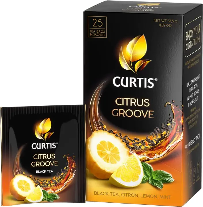 Ceai Curtis Citrus Groove, 25 plicuri