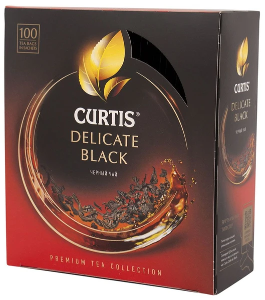 Ceai Curtis Delicate Black 100 pliculețe