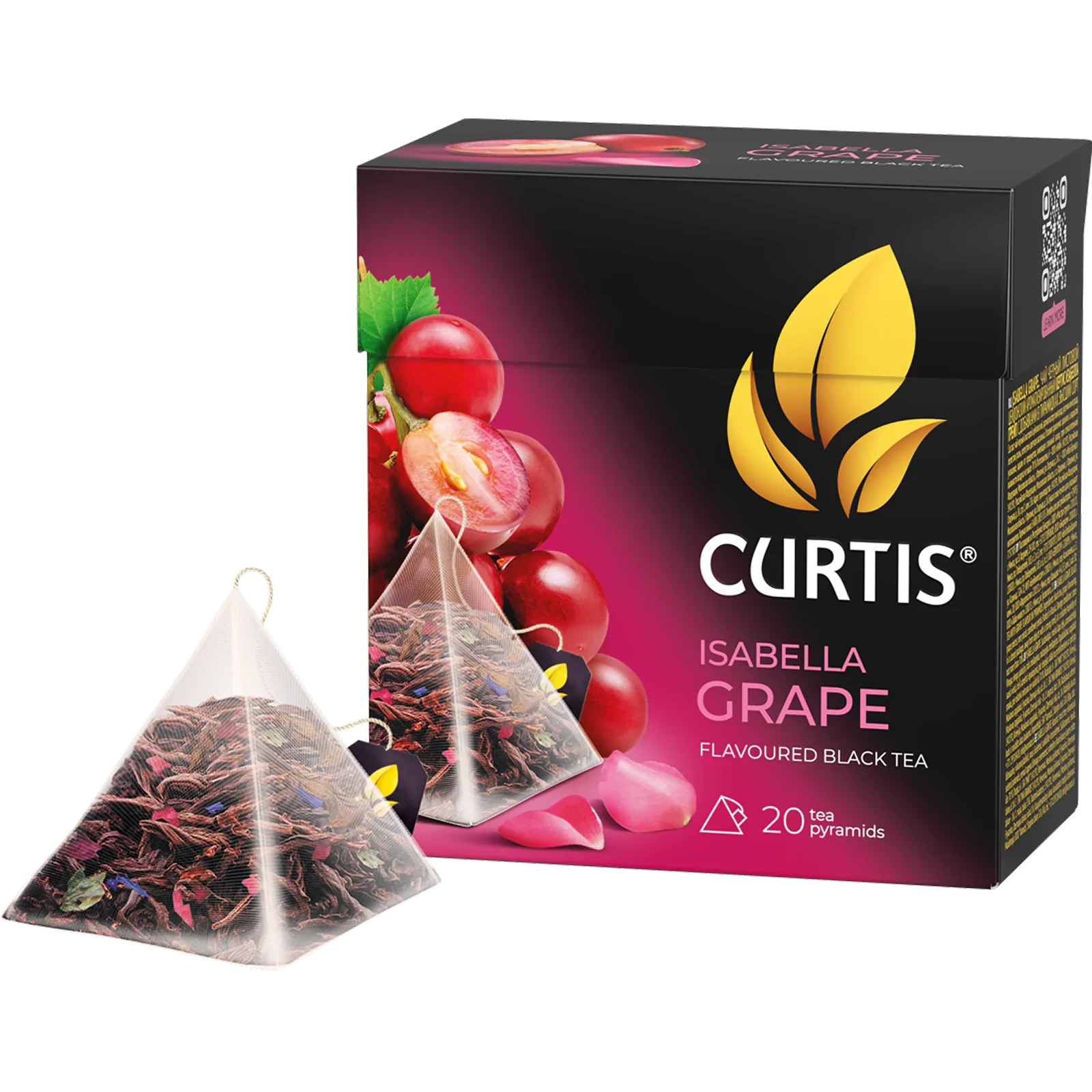 Ceai Curtis Isabella Grape, 20 piramide