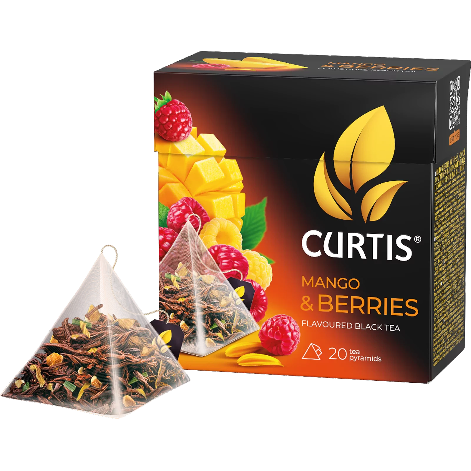 Ceai Curtis Mango & Berries, 20 piramide