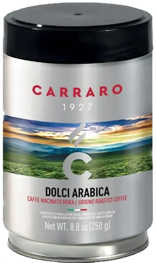 Cafea Carraro Dolci Arabica măcinată 250 g