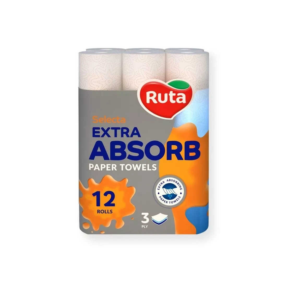 Prosoape de hârtie Ruta Selecta, 12 role