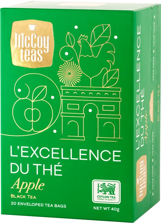 Ceai McCoy L'excellence du the Apple, 20 pachețele