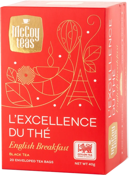 Ceai McCoy L'excellence du the English Breakf, 20 pachețele