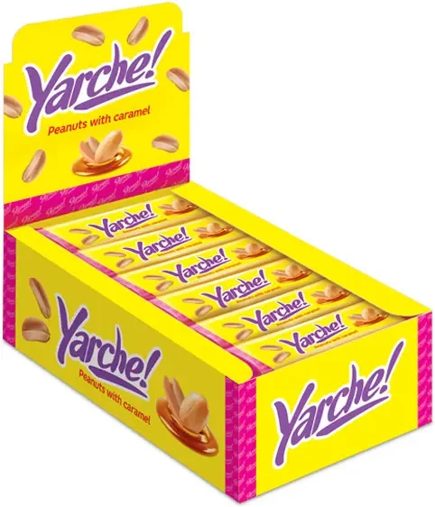 Batonașe Yarche de ciocolată cu arahide 18 buc a câte 50g 