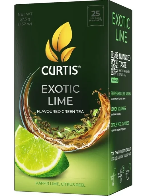 Ceai Curtis Exotic Lime 25 pliculețe