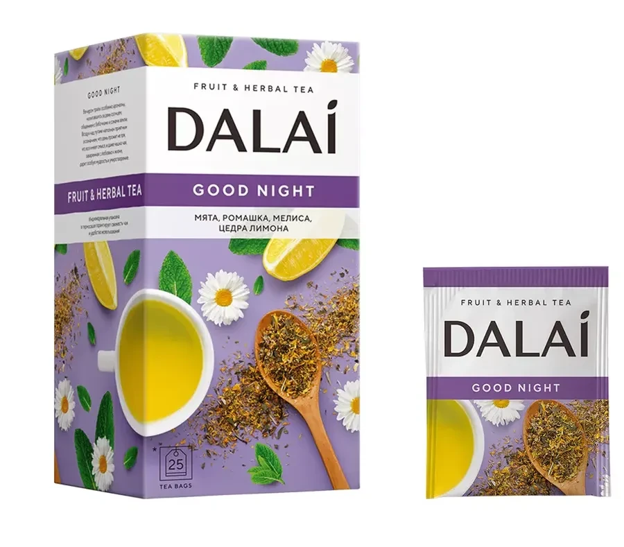 Ceai Dalai Good Night 25 pliculețe