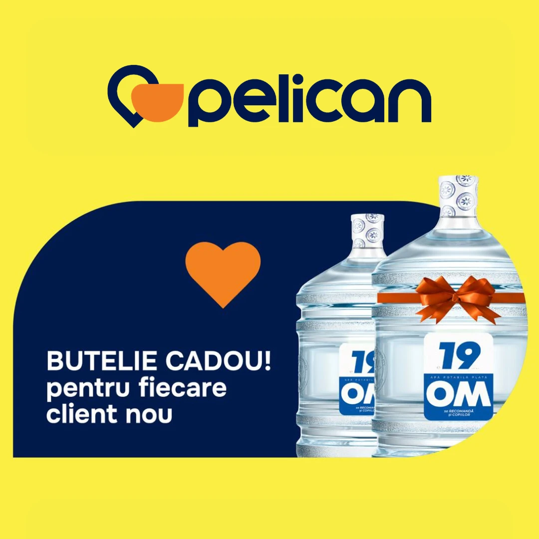 O butelie cadou la prima comandă!