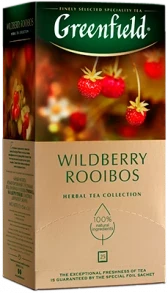 Ceai Greenfield Wildberry Rooibos 25 pliculețe 