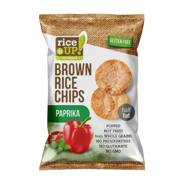 Cipsuri Rice Up din orez cu paprică 60 g