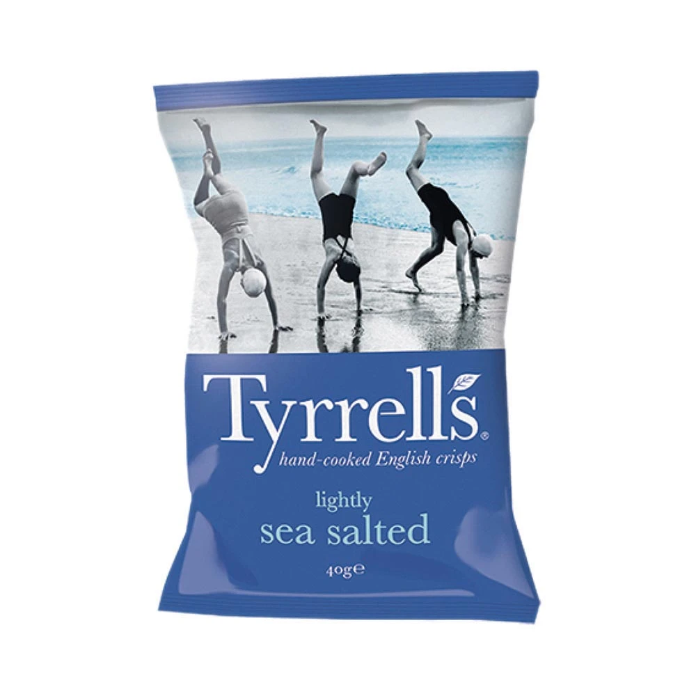 Cipsuri Tyrrells Lightly Sea Salted 40 g