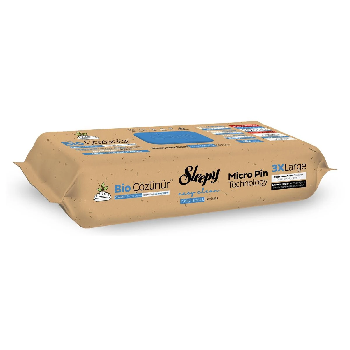 Prosoape umede Sleepy Bio Eazy Clean 50 buc Sea & Seawes