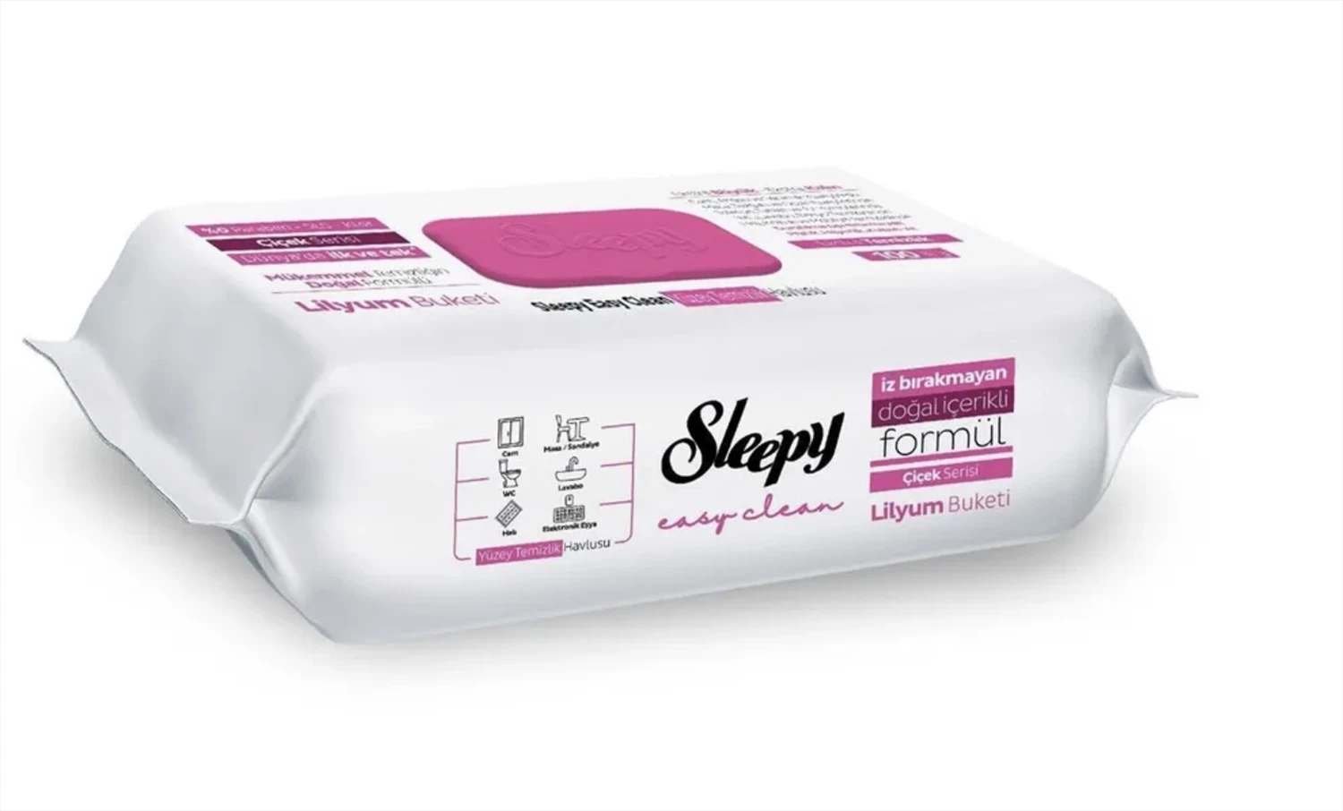 Prosoape umede Sleepy Eazy Clean 100 buc Lilium Bouquet