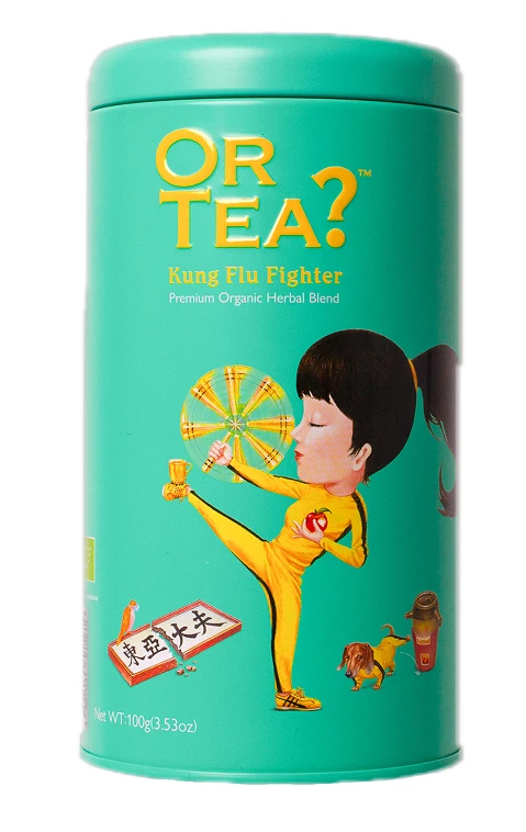 Ceai verde Or Tea? Kung Flu Fighter, 100 g cutie metalică
