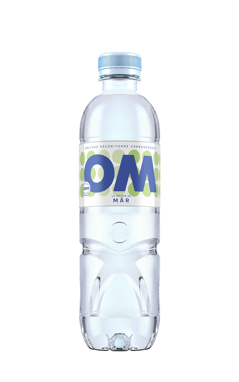 OM Flavored Măr 0.5 l carbogazoasă
