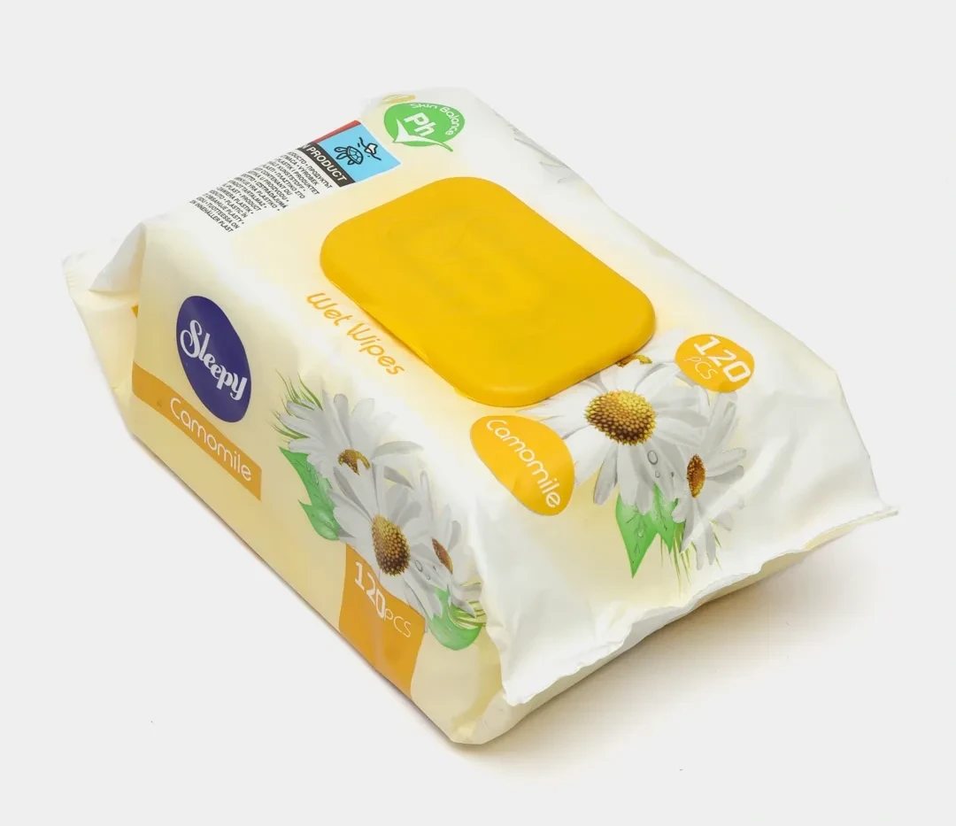 Șervețele umede Sleepy Camomile 120 buc