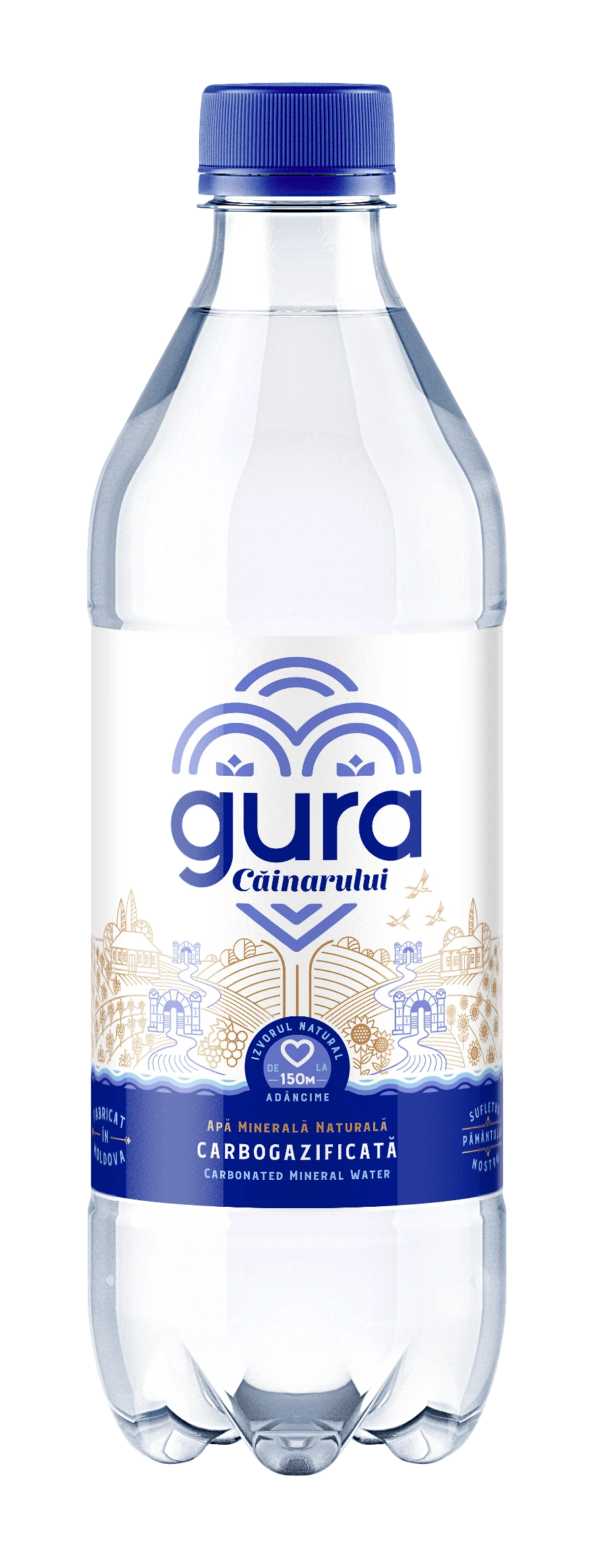 Gura Căinarului carb. 0.5 l, 12 buc 