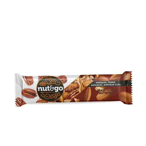 Batoane Nut-N-Go Migdale-Pecan 36 g, 18 bucăți