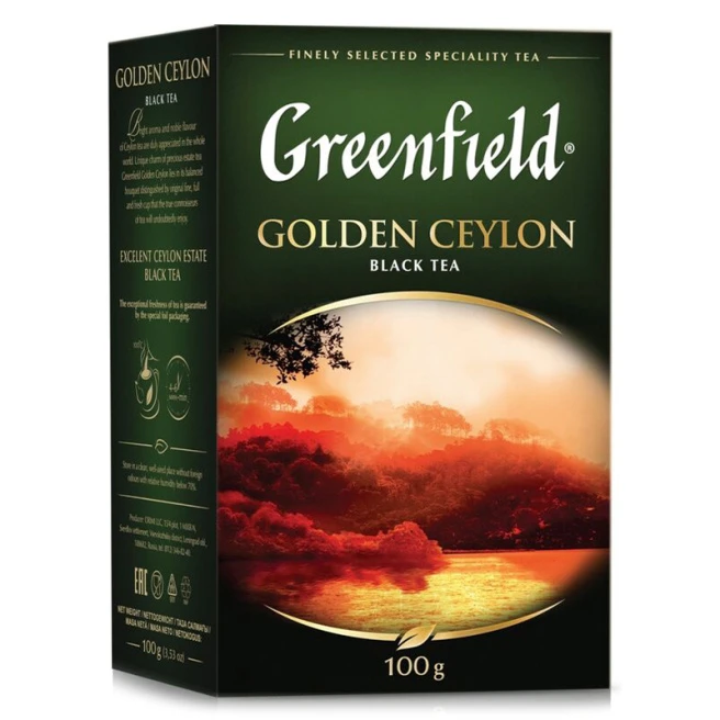 Ceai Greenfield Golden Ceylon 100 g