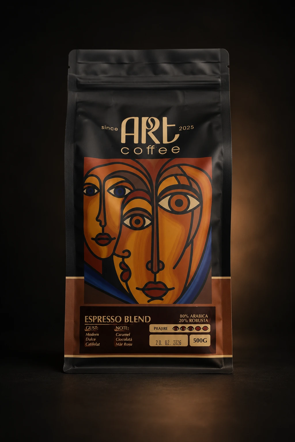 Cafea Art Coffe Espresso Blend în boabe 500 g