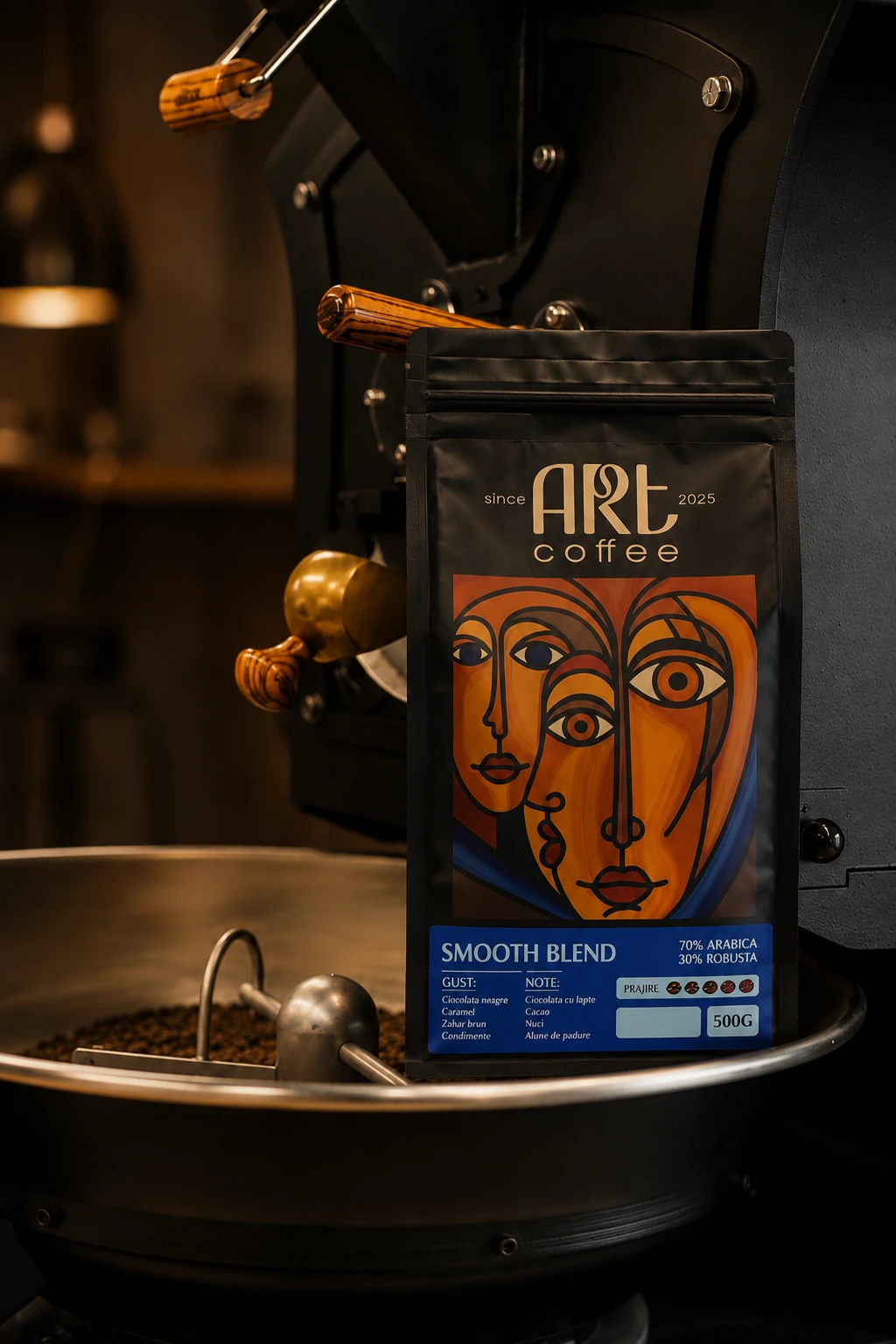 Cafea Art Coffe Smooth Noble Blend în boabe 500 g